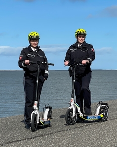 Polizei-E-Scooter, Polizei, Elektrofahrzeug