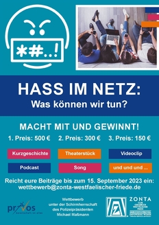 Hass im Netz, Wettbewerb, Zonta Club