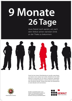 Plakat "Gewalt bleibt draußen"