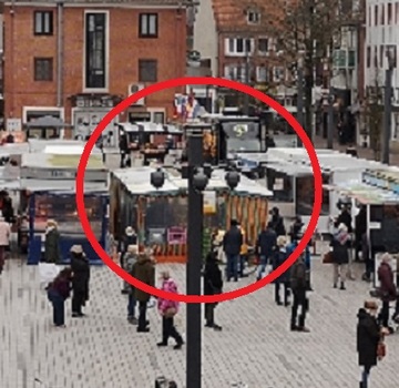 Videoüberwachung, Emden, Neuer Markt