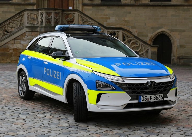 Polizeiberuf,Wasserstoffauto