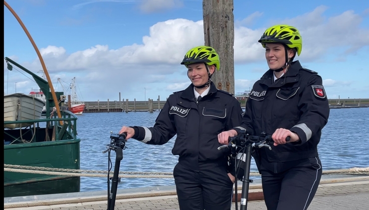 Polizei, E-Scooter, Norderney